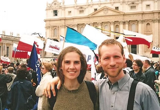 Ryan and Anna Topping at St. Peter's Square, Rome